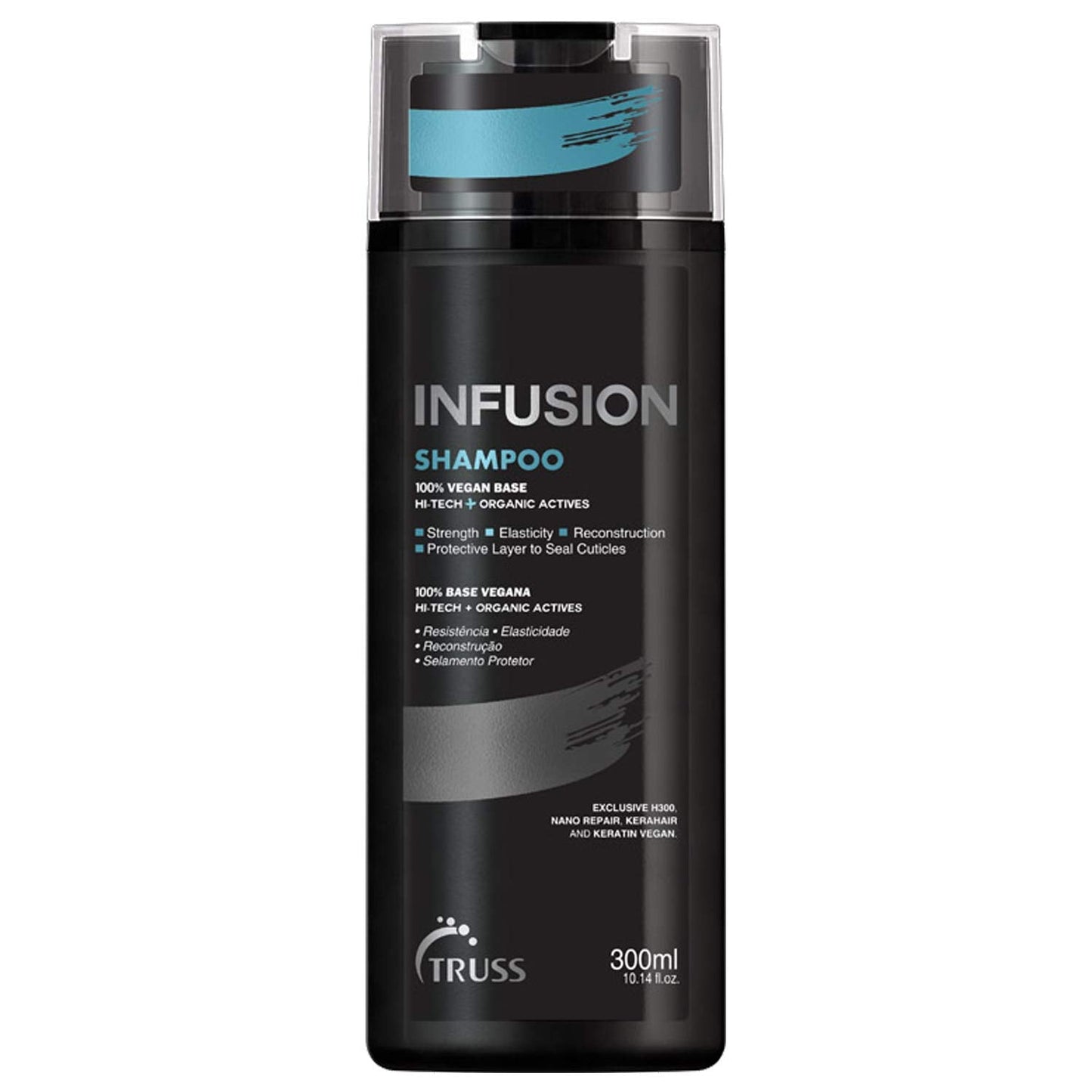 TRUSS Infusion Hair Shampoo - Cleansing Shampoo for Dry Hair Repair, Hydration and Protection - 100% Vegan, Color-Safe Formula w