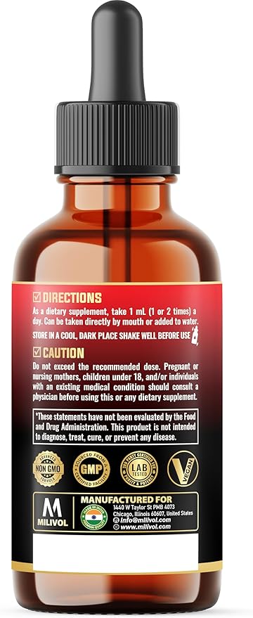 10in1 Liquid Drops Berberine with Ceylon Cinnamon Bitter Melon Turmeric Ginger Gymnema Sylvestre and More - 2 Fl Oz