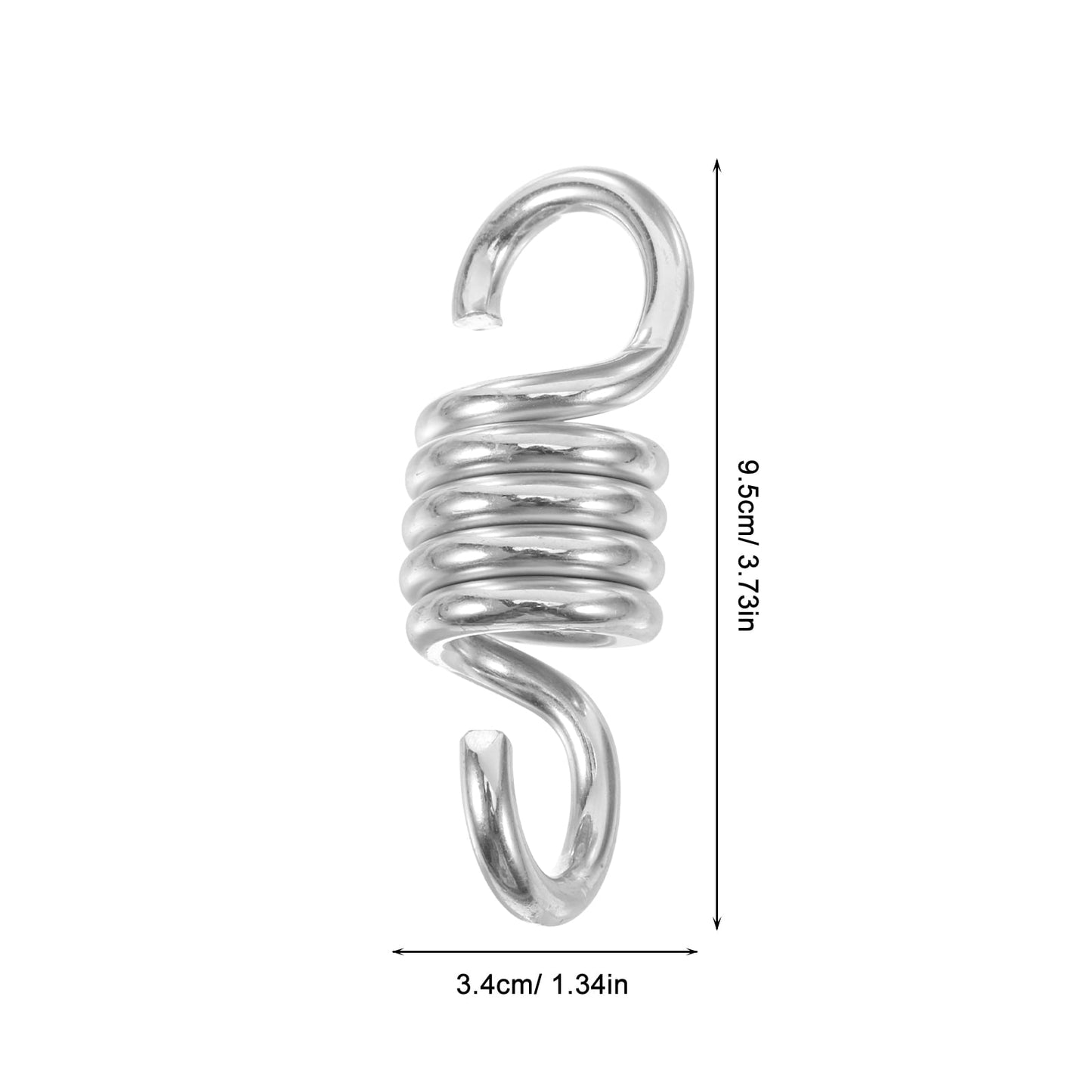 Pawsdot 2Pack Heavy Bag Mount Spring Steel Silver for Punching Bag Smooth Swinging Experience