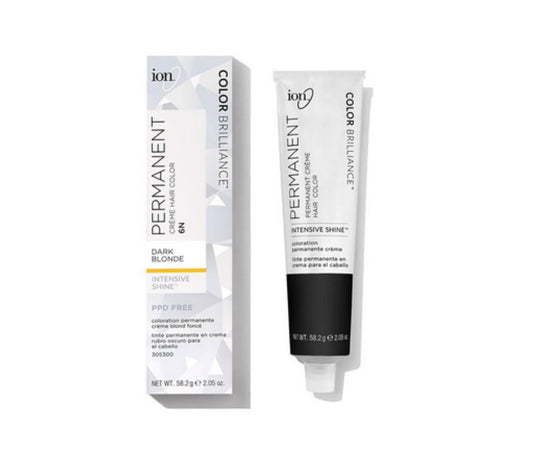 Ion 6N Dark Blonde Permanent Creme Hair Color 6N Dark Blonde