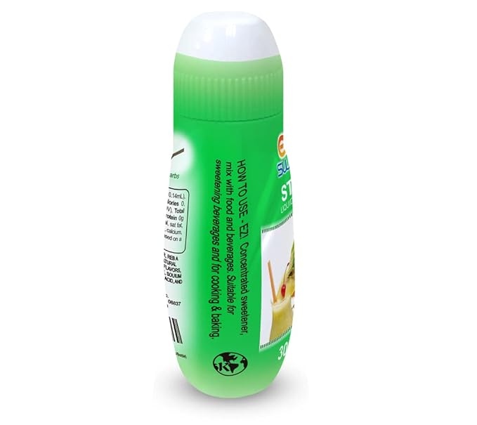 EZ-Sweetz (3-Pack 1.36oz - Liquid De-Bittered Stevia Sweetener 300 Servings/Bottle