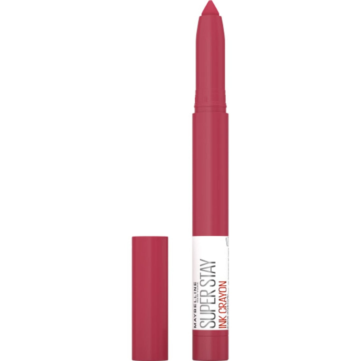 Maybelline Super Stay Ink Crayon Matte Longwear Lipstick Makeup, 130 Pave The Road, 0.04 Oz
