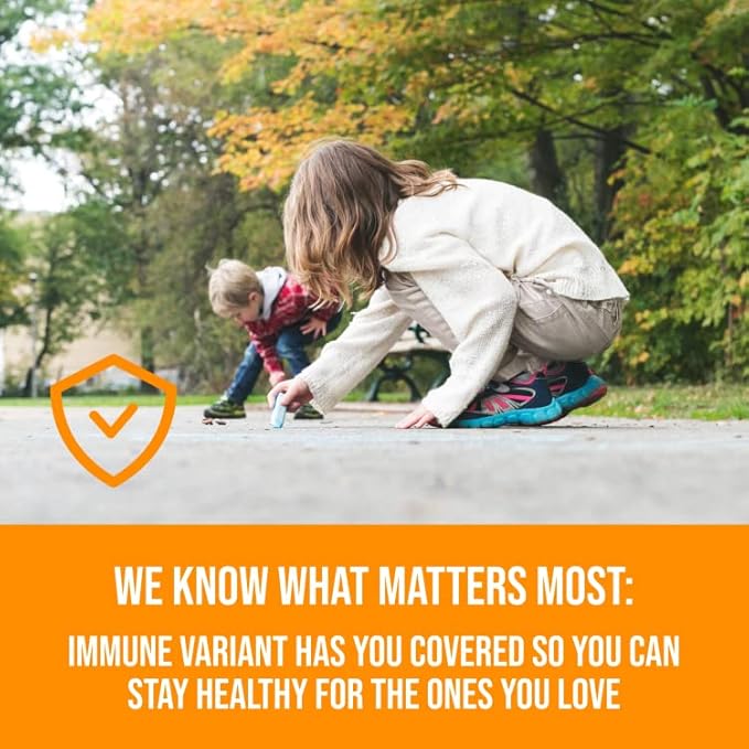 10-in-1 Immune Variant, Immune Booster Supplement with Vitamin B Complex, Zinc, Turmeric, Vitamins C & D for Immune Support and Defense, Immunity Multivitamin for Women & Men, 90 Capsules