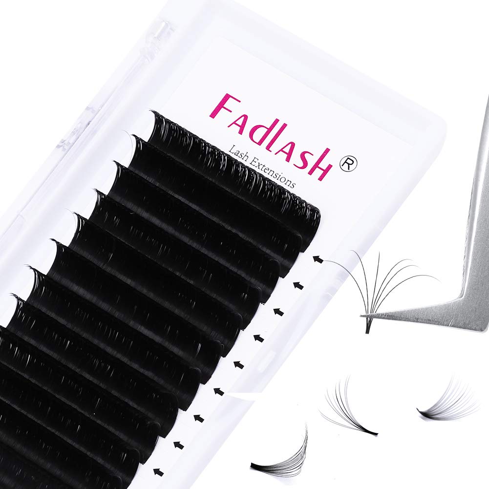 Easy Fan Lash Extensions 8~20Mm Fadlash Volume Eyelash Extensions 0.05 0.07Mm Self Fanning Lashes C/D/Dd Curl Easy Fanning Lashe
