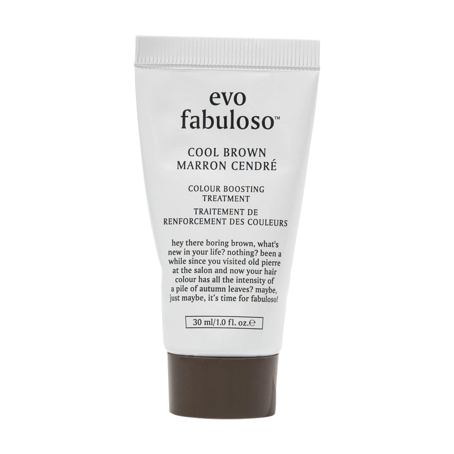 Evo Fabuloso Cool Brown Colour Boosting Treatment - Colour Care Conditioner For Colour -Treated Hair - Helps Maintain Colour Dep