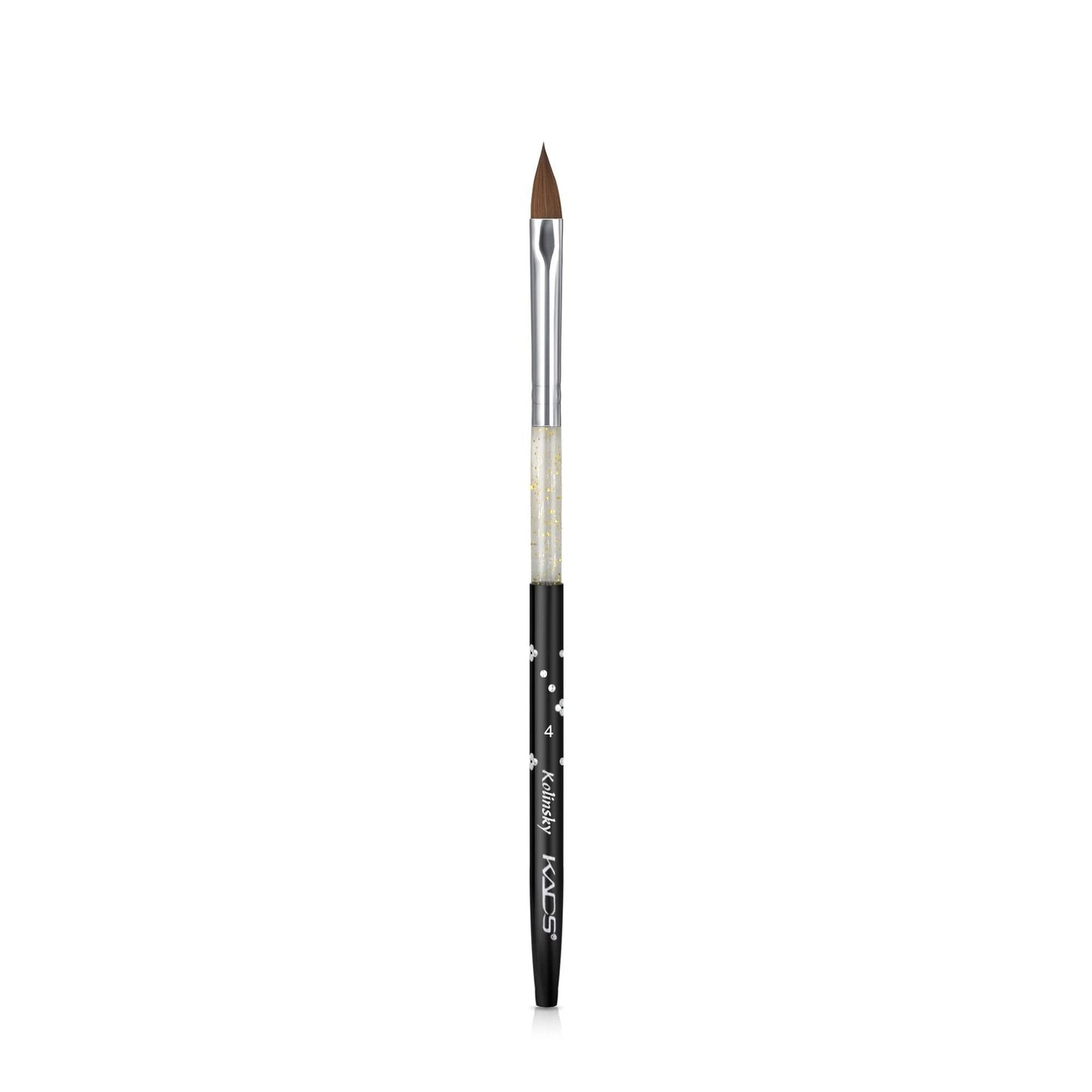 Kads Kolinsky Sable Acrylic Nail Brush Fashion Acrylic Nail Brushes For Nail Art Size 4#