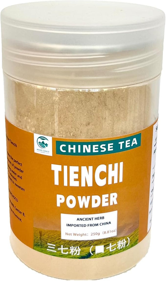 三七粉 田七粉Tienchi Ginseng Powder, 100% Pure Pseudoginseng Notoginseng, 8.81 oz, 120 Mesh