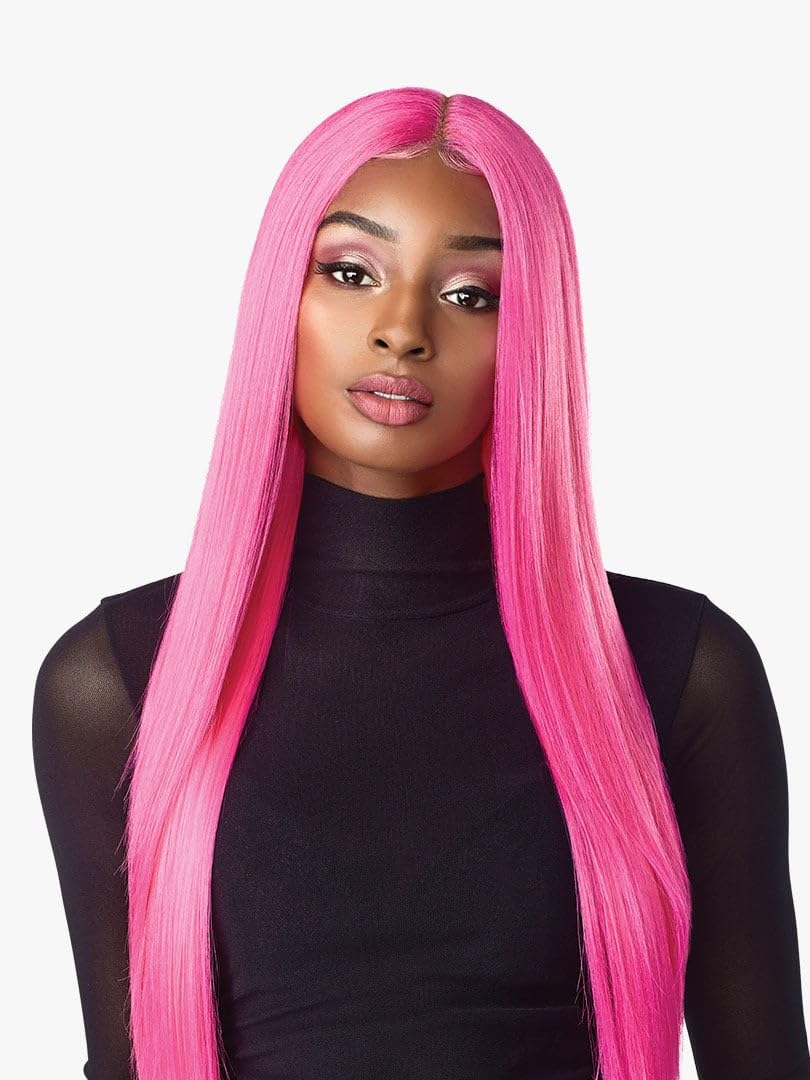 Sensationnel Lace Front Wig - Lace Front Lachan Shear Muse (Neonlime)