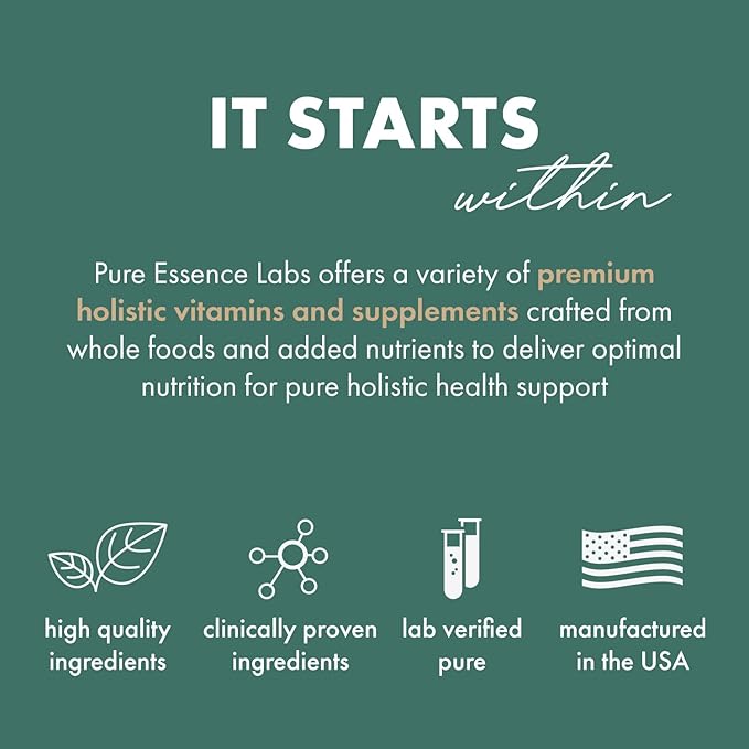 PURE ESSENCE LABS MyPure Maitake Mushrooms - Mushroom Powder Supplement for Immune System Support, Stress Relief, Build Energy, Strength Booster for Men & Women - 1 Month Supply