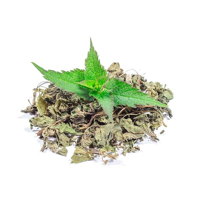 Biokoma Pure and Organic Nettle Dried Leaves 50g (1.76oz) in Resealable Moisture Proof Pouch, USDA Certified Organic - Herbal Tea, No Additives, No Preservatives, No GMO, Kosher