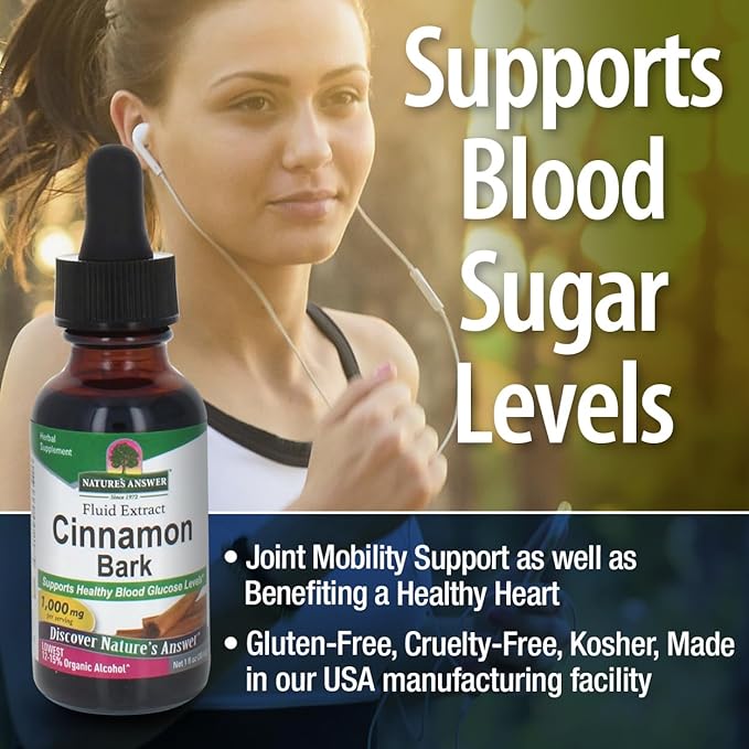 Nature's Answer Cinnamon Bark, 1-Fluid Ounce