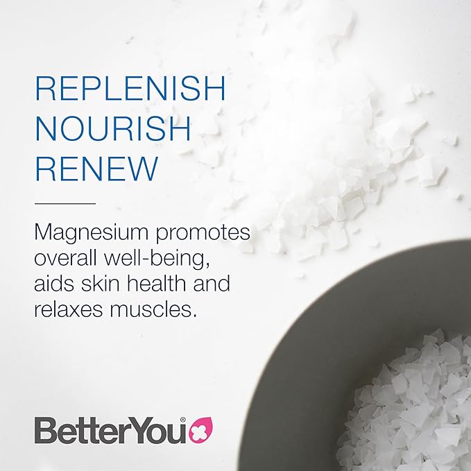 BetterYou Magnesium Joint Body Spray - Muscle Relief Spray - Topical Magnesium Chloride and Glucosamine - Cooling Menthol and Eucalyptus - 3.38 oz