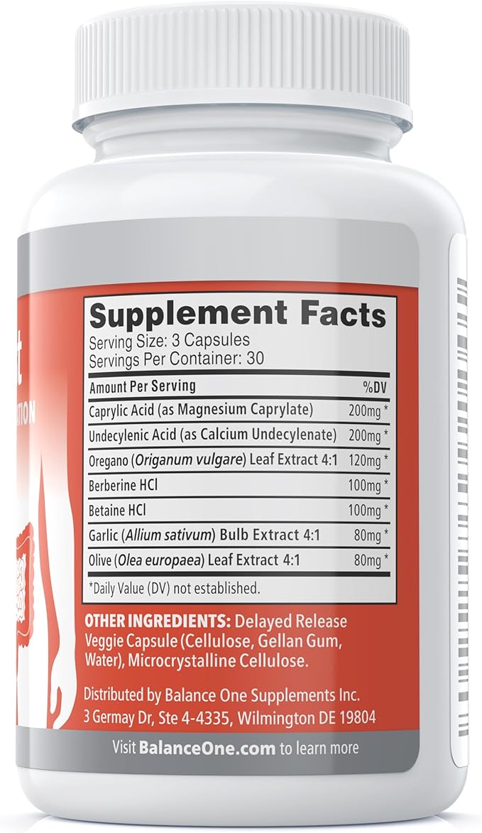 Balance ONE 3-in-1 Bundle | Probiotic, CandAssist, Liver One | 15 Billion CFU Probiotic | Natural Cleanse with Caprylic Acid | Liver Support with Milk Thistle