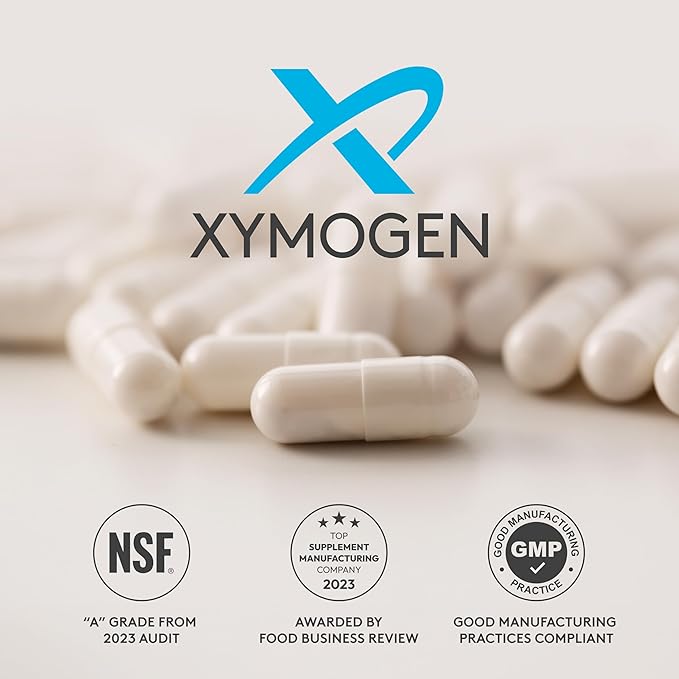 XYMOGEN CurcuPlex-95 - Turmeric Curcumin Supplements with Enhanced Bioavailability - Daily Brain Support Supplement (60 Vegan Turmeric Capsules)