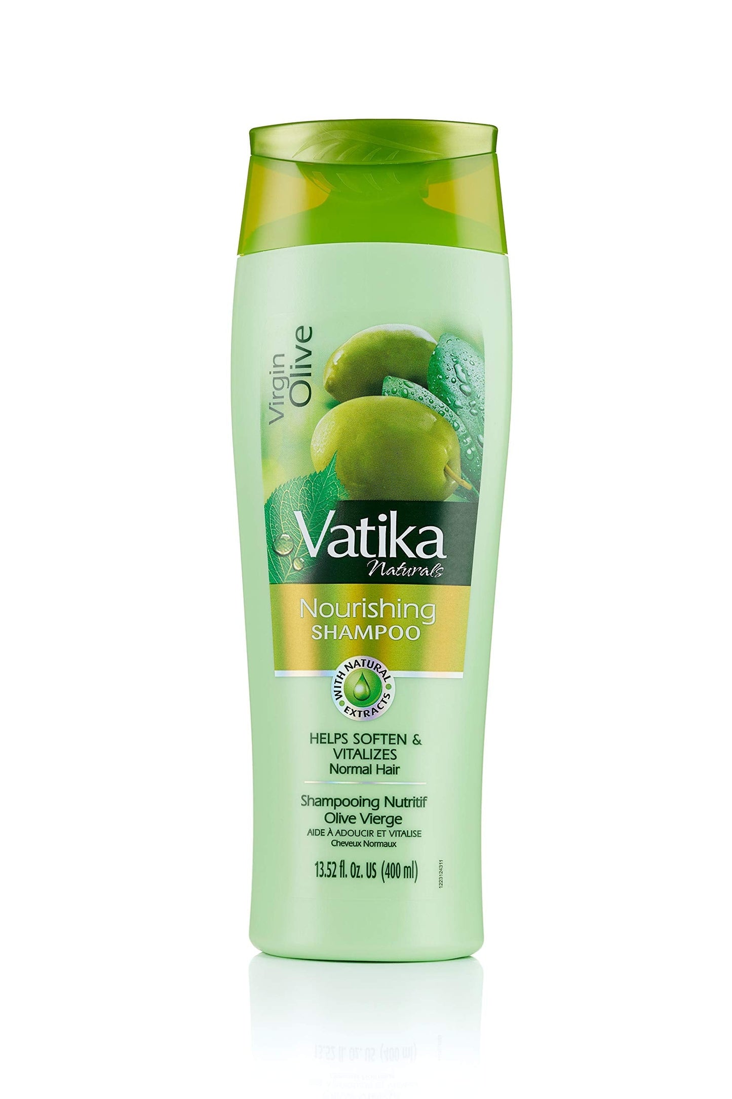 Vatika Naturals Nourishing Shampoo For Women - Strengthening & Moisturizing Cleanser For Curly, Damaged, And All Hair Types (400