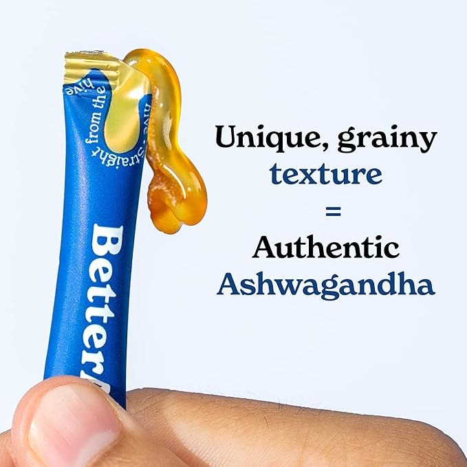Better Alt KSM 66 Ashwagandha Honey Sticks |Organic Multiflora Himalayan Honey | Helps Promote Relaxation, Focus |1 Month Dietary Supplement