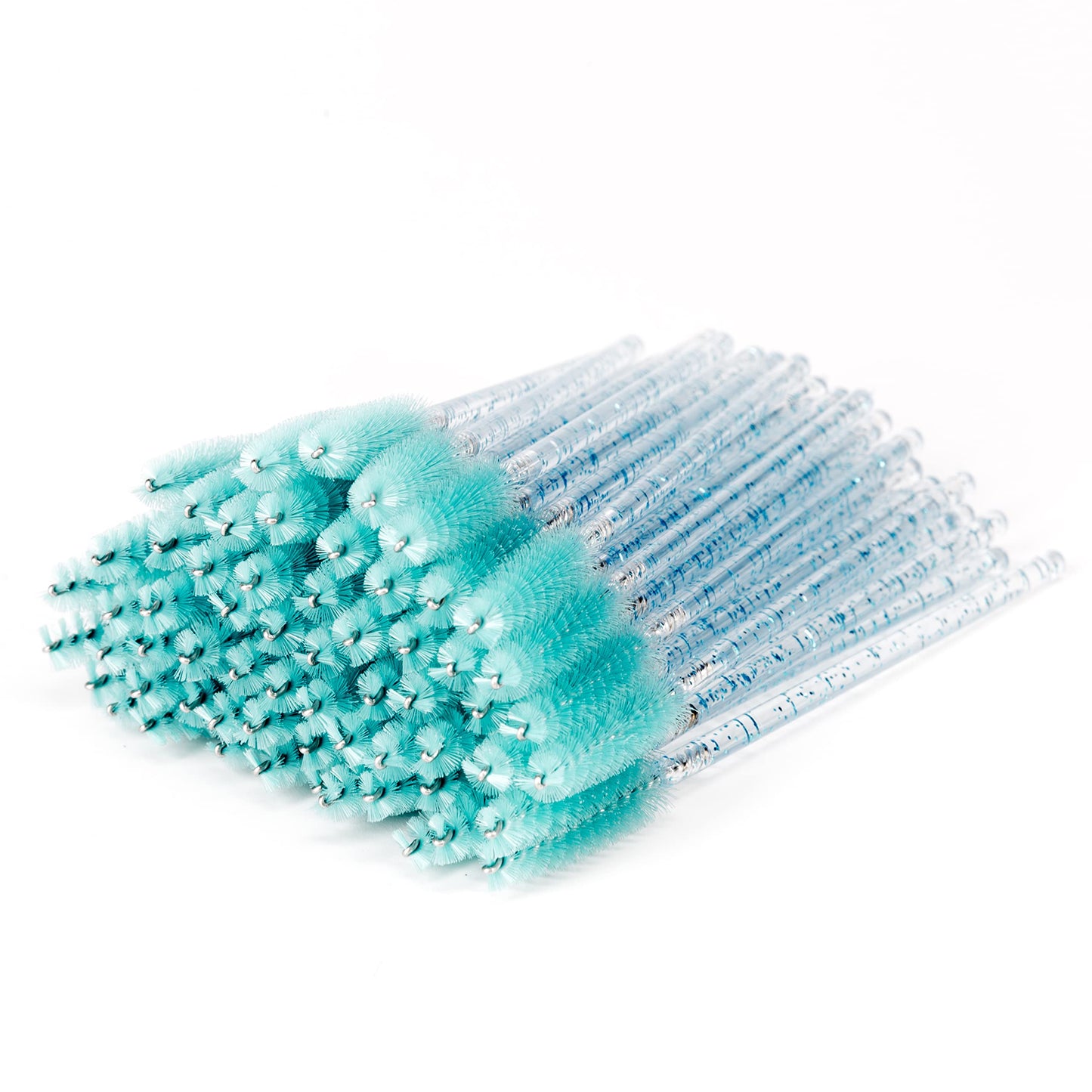 I-Laesh 100 Pcs Crystal Eyelash Brush Mascara Wands Disposable Eyebrow / Lash Brushes For Eyelashes Extensions Eye Makeup Kit La