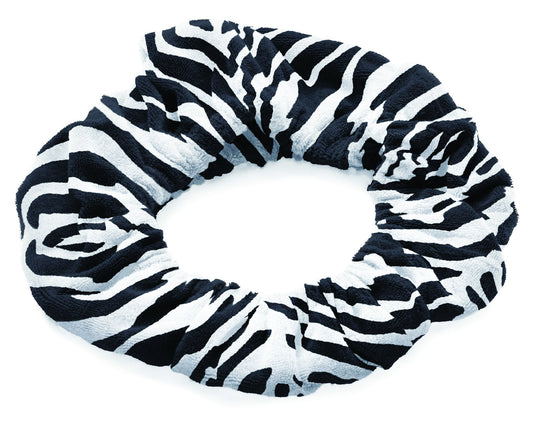 Tassi (Zebra) Hair Holder Head Wrap Stretch Terry Cloth, The Best Way To Hold Your Hair Since...Ever!