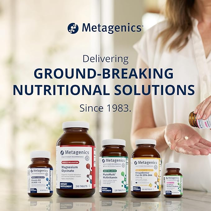 Metagenics E-400 Selenium - Antioxidant & VIT E Support* - Non-GMO, Gluten-Free, Vegetarian - Contains 50 mcg Selenium, 268 mg Vitamin E & 97 mg Calcium - 60 Tablets