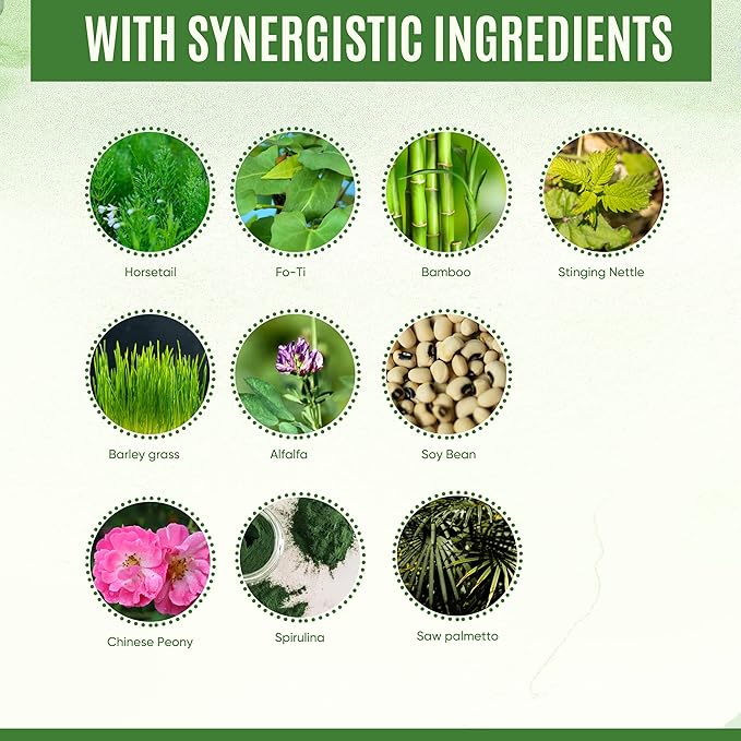 100% Pure Hair, Skin, and Nails Vitamins with Biotin Super Blend Formula, Designed to Support Radiant Beauty, Hair, Skin and Nail Health for Both Women and Men