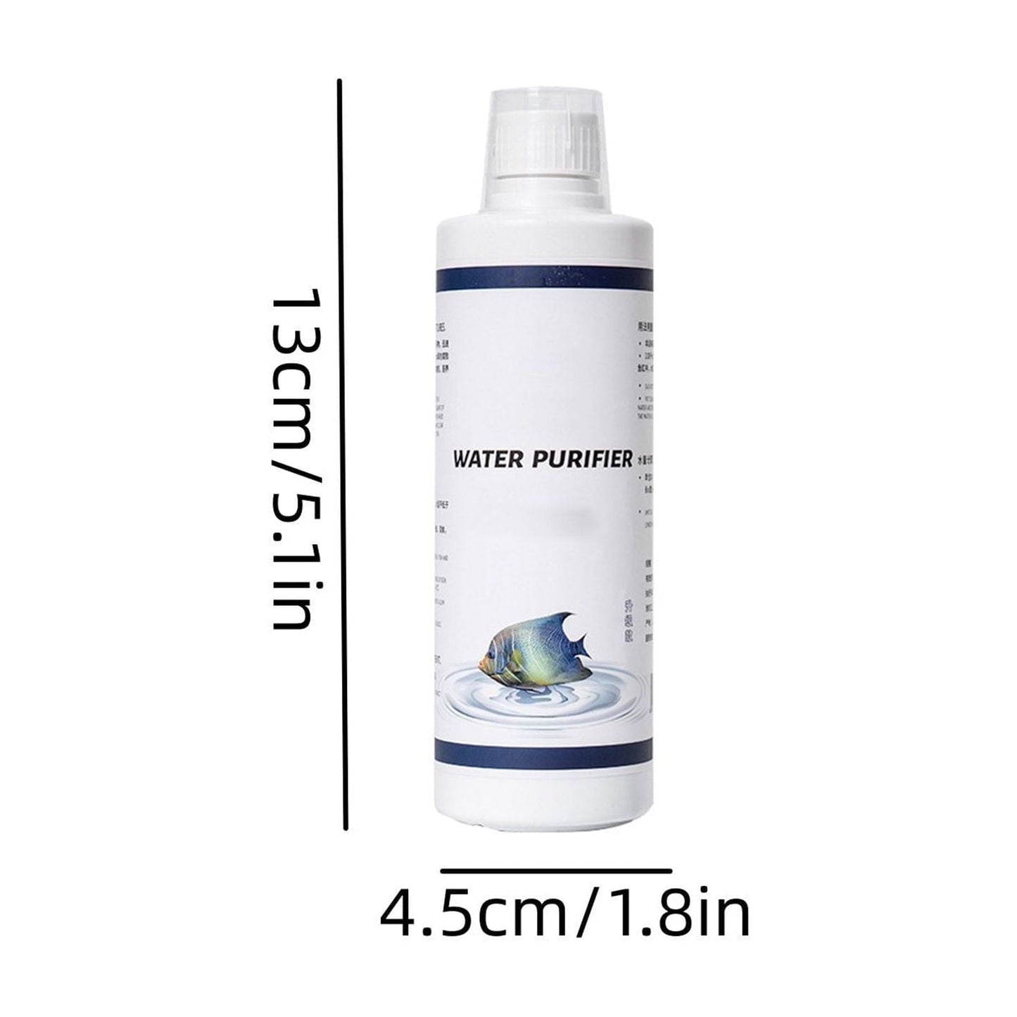 Fish Tank Water Purifier Fish Water Purifier Cleaning Agent Water Purifier Water Quality Purifier Clarifying Agent Flocculant 150ml